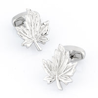 Silver Canadian Maple Leaf Cufflinks Novelty Cufflinks Clinks Australia Silver Canadian Maple Leaf Cufflinks
