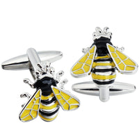 Bumble Bee or Wasp Cufflinks Novelty Cufflinks Clinks Australia Bumble Bee or Wasp Cufflinks