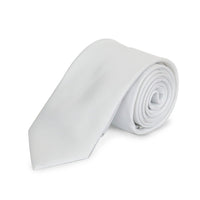 White MF Tie Ties Cuffed.com.au