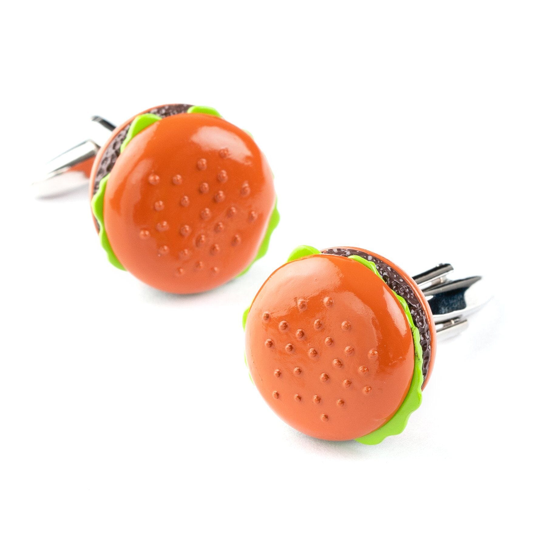 Colour Hamburger Cufflinks Novelty Cufflinks Clinks Australia Colour Hamburger Cufflinks 