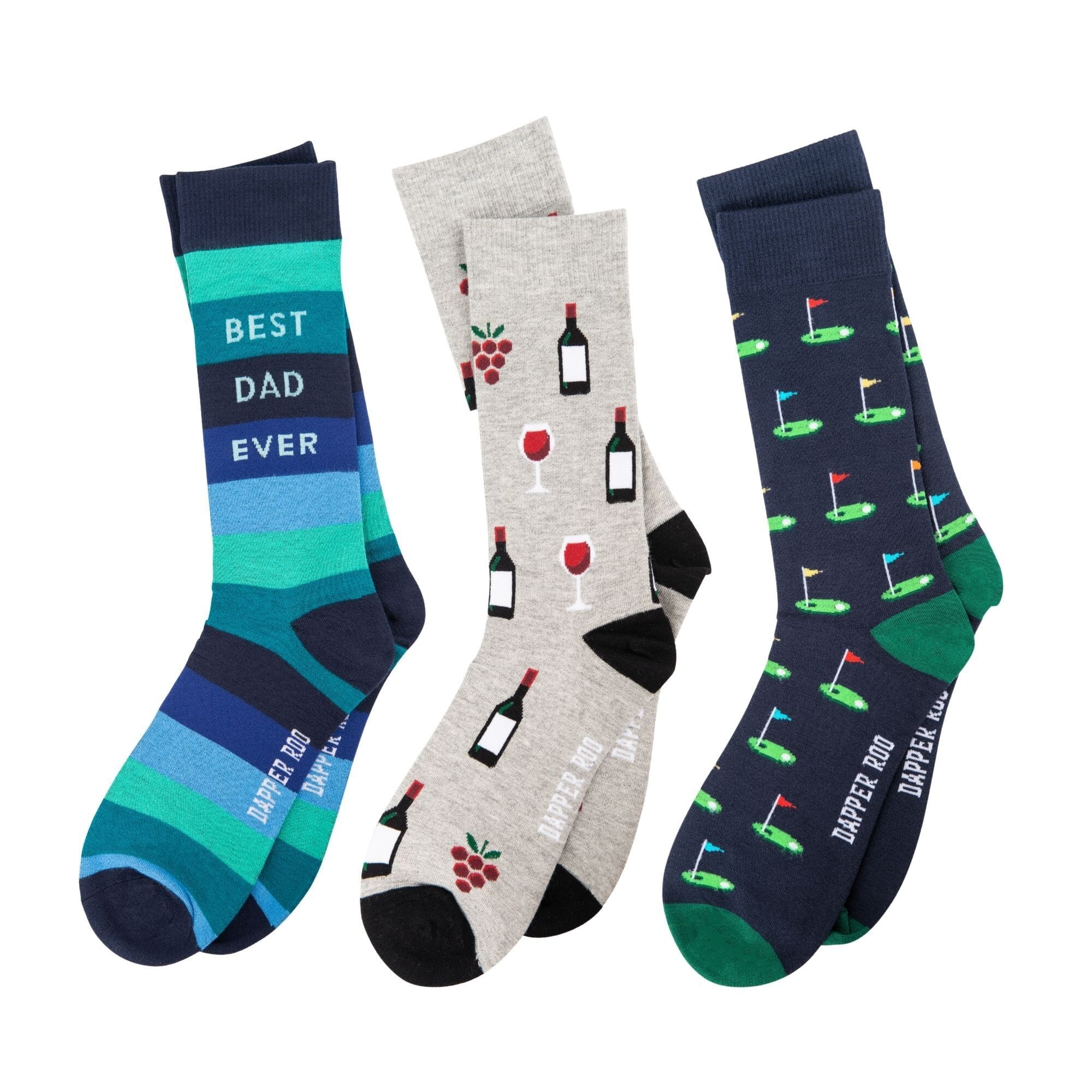Dad Golf Socks Gift Set Gift Set Clinks 