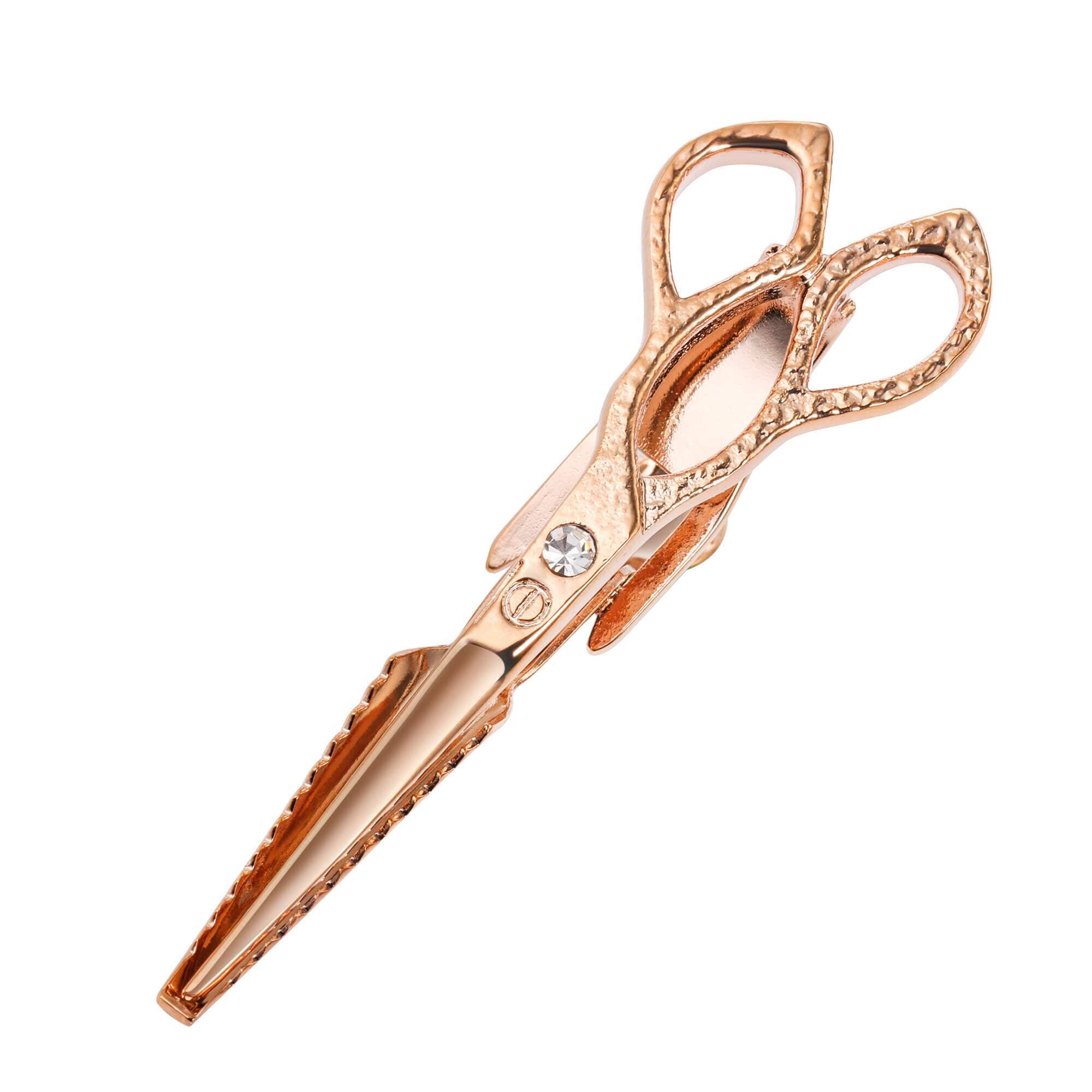 Rose Gold Scissors Tie Clip Tie Bars Clinks Australia 