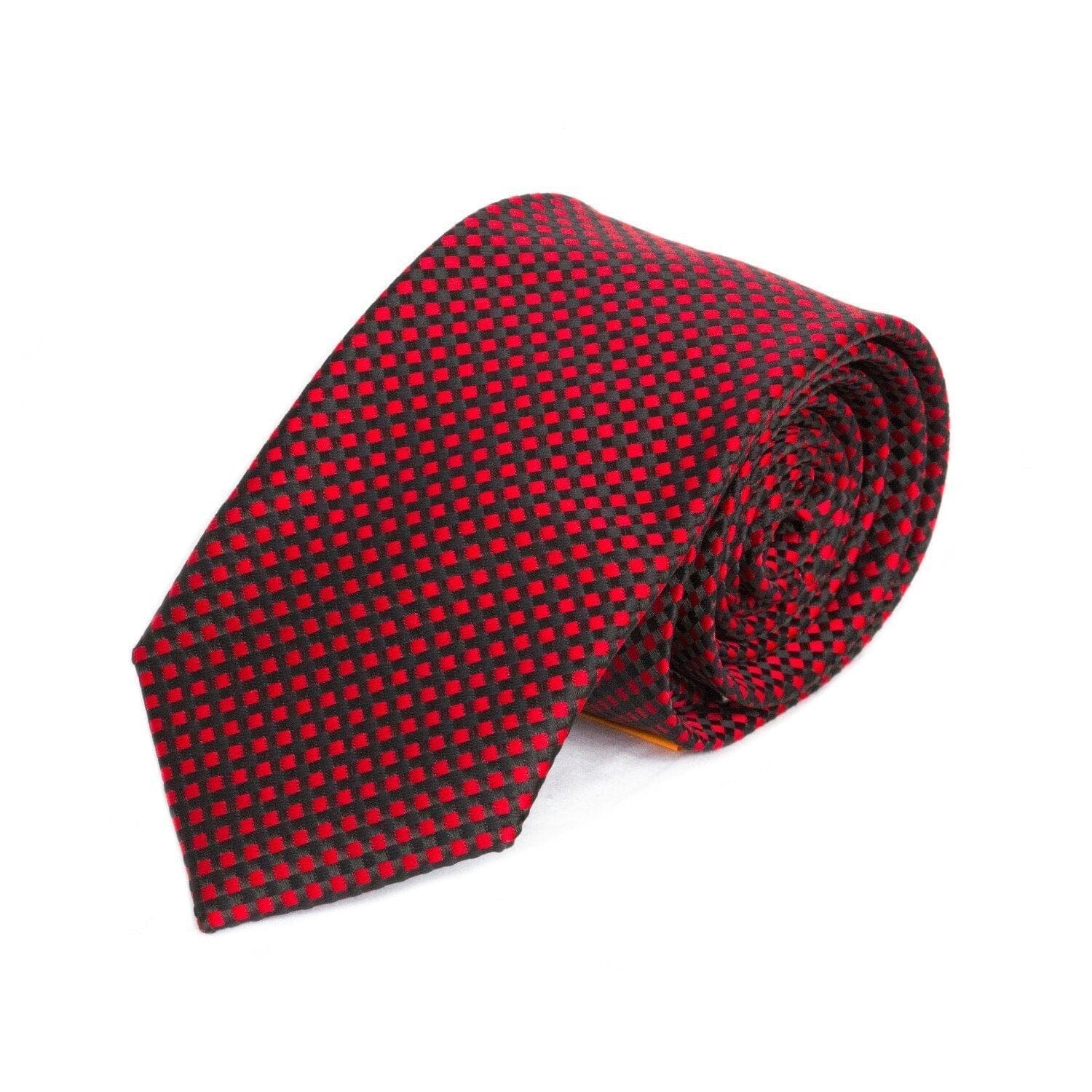 Red and Black Weave MF Tie Ties Cuffed.com.au 