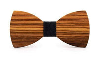 Zebra Wood Denim Adult Bow Tie Bow Ties Clinks Australia Zebra Wood Denim Adult Bow Tie