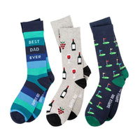 Dad Golf Socks Gift Set Gift Set Clinks
