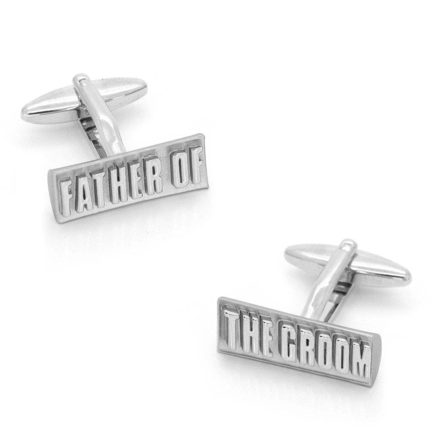 Father of the Groom Raised Lettering Wedding Cufflinks Wedding Cufflinks Clinks Australia 