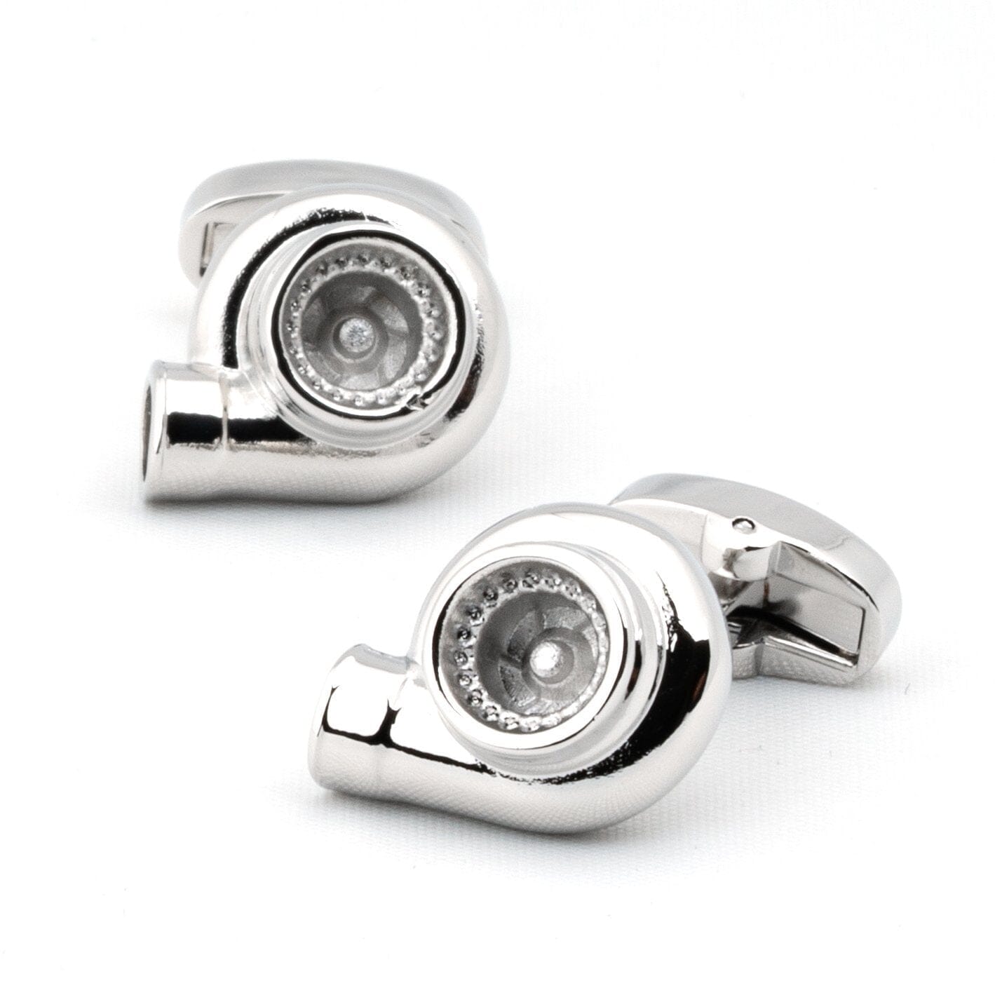 Silver Turbo Cufflinks Novelty Cufflinks Clinks Australia Silver Turbo Cufflinks 