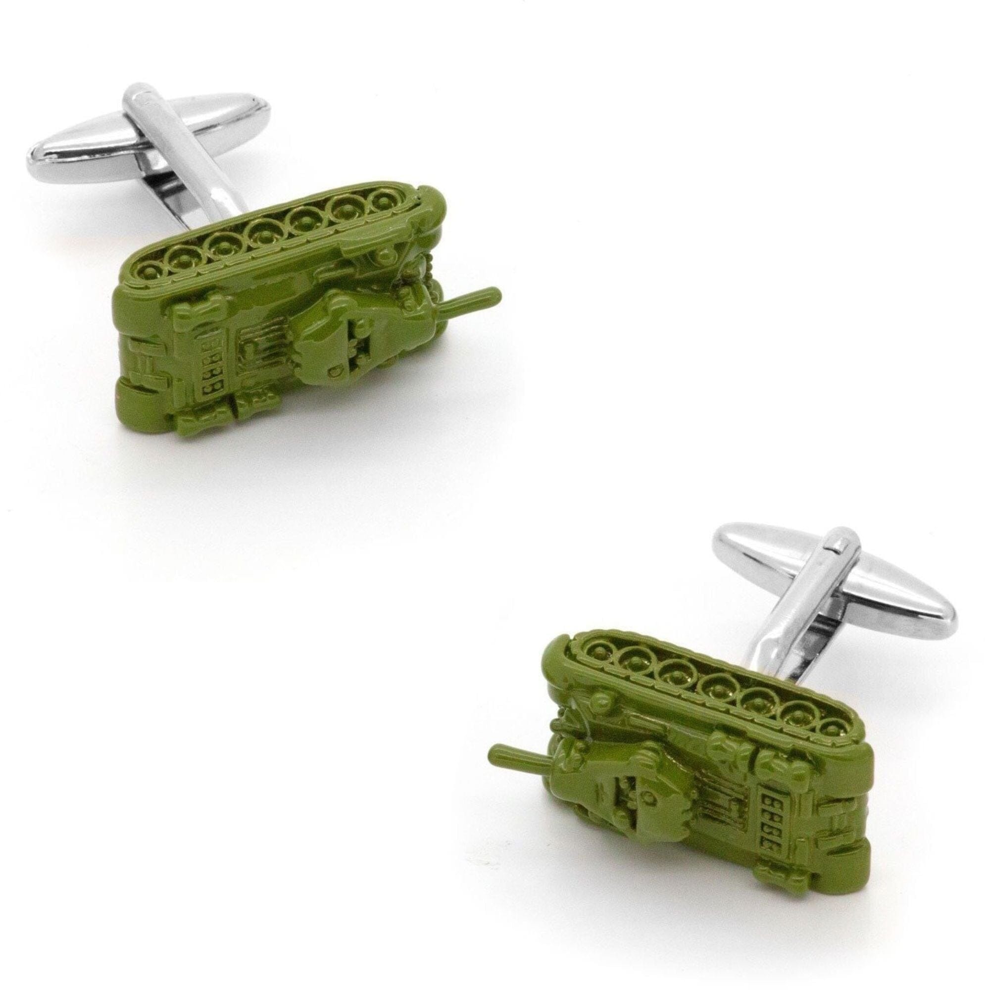 Green Army Tank Cufflinks Novelty Cufflinks Clinks Australia Green Army Tank Cufflinks 