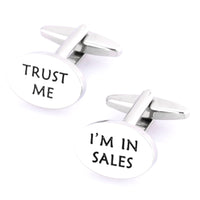 Trust Me, I'm in Sales Cufflinks Novelty Cufflinks Clinks Australia