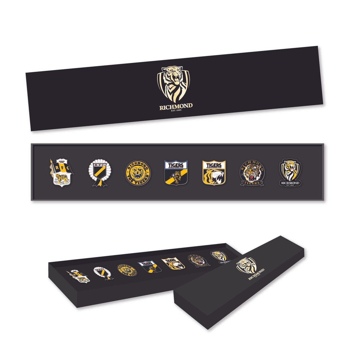 Richmond Tigers AFL Pin Set Lapel Pin Clinks 