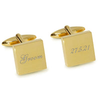 Groom Wedding Date Engraved Cufflinks Engraving Cufflinks Clinks Australia