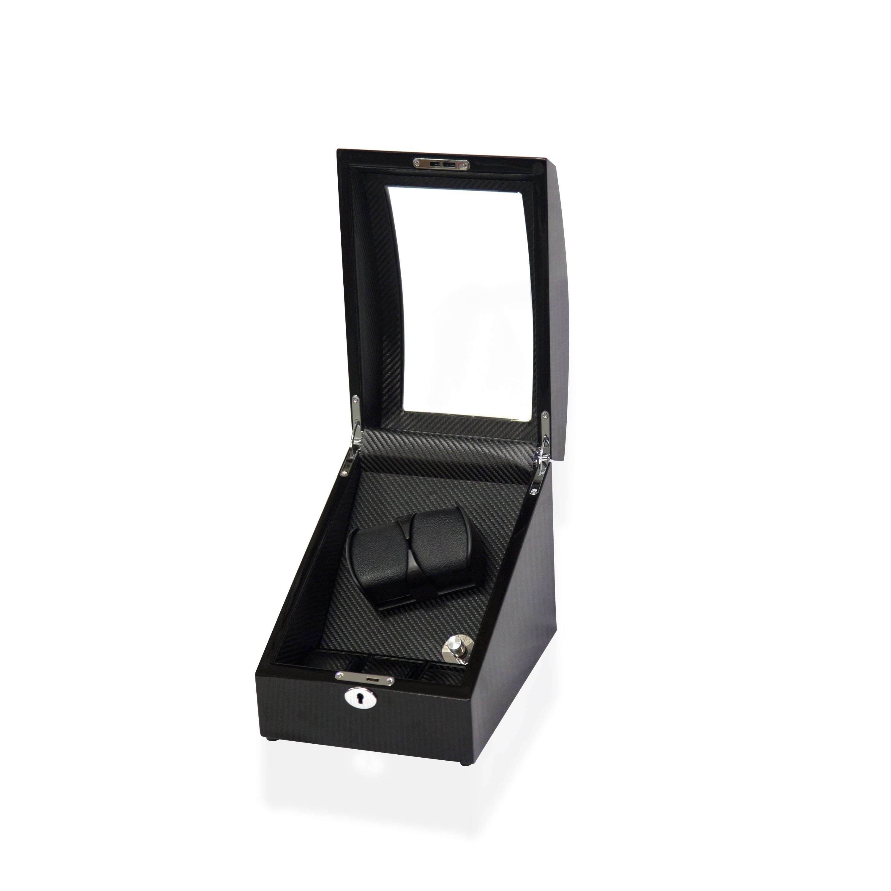 Black Watch Winder Box, 2 + 3 Watch Winder Box, Cuffed Watch Watch Winder, Clinks Australia Watch Winder Box, Black Watch Winder Box on Cuffed, Australia Watch Winder Box, Watch Winder Storage Box, Watch Winder Display Box, Watch Winder Box for 2 + 3, Watch Winder Box, Black, CW0207, Clinks, Clinks Australia, Cuffed