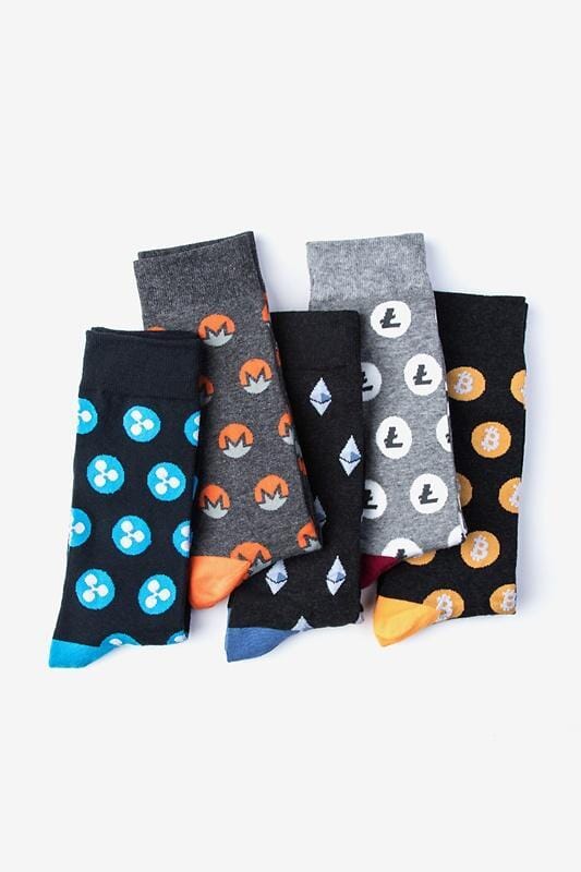 Cryptocurrency Sock Pack Socks Sock Genius 