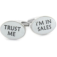 Trust Me, I'm in Sales Cufflinks Novelty Cufflinks Clinks Australia