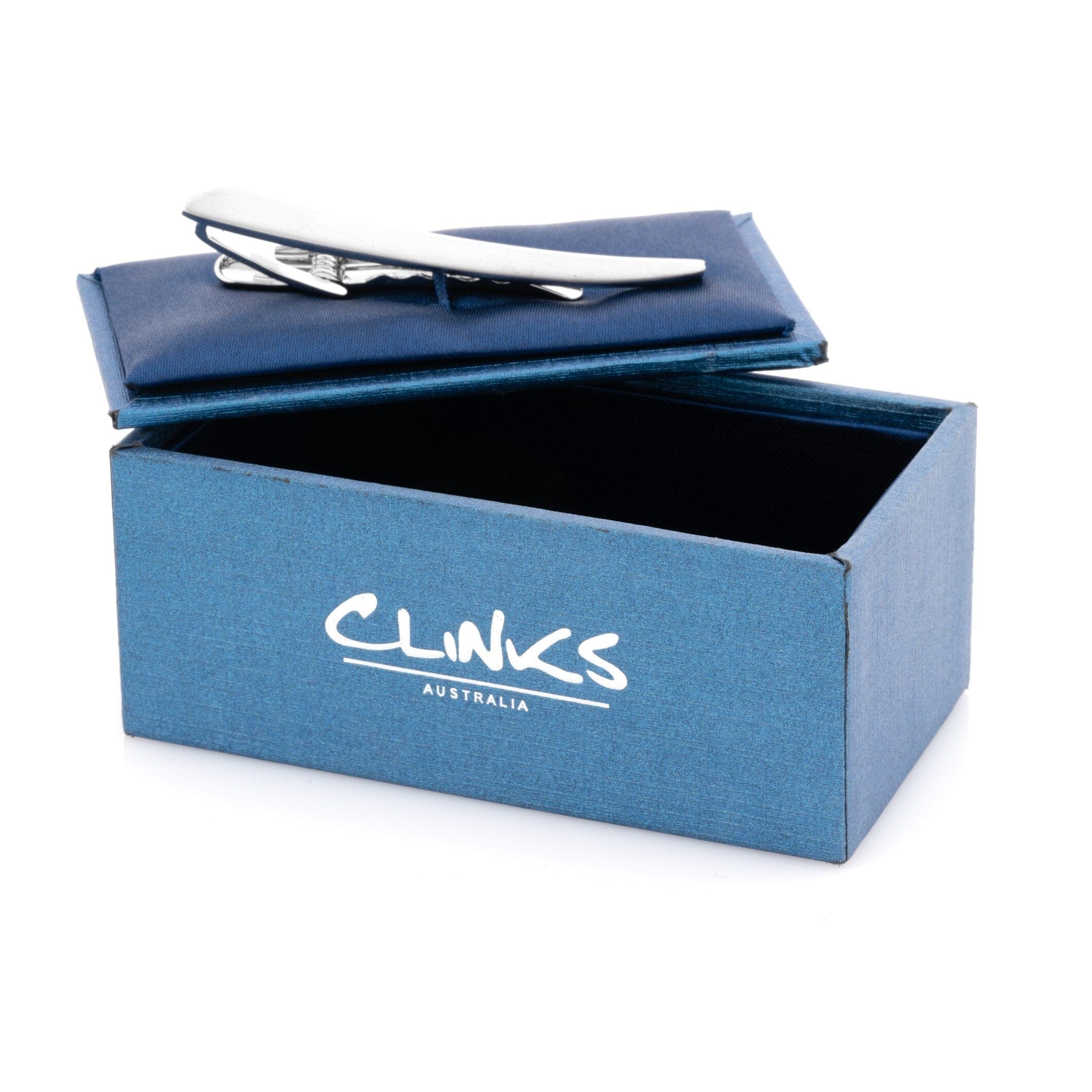 Brushed Curve Tie Clip Tie Clips Clinks Australia 