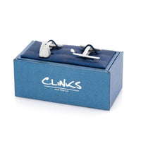 Dentist Tooth and Mirror Cufflinks Novelty Cufflinks Clinks Australia