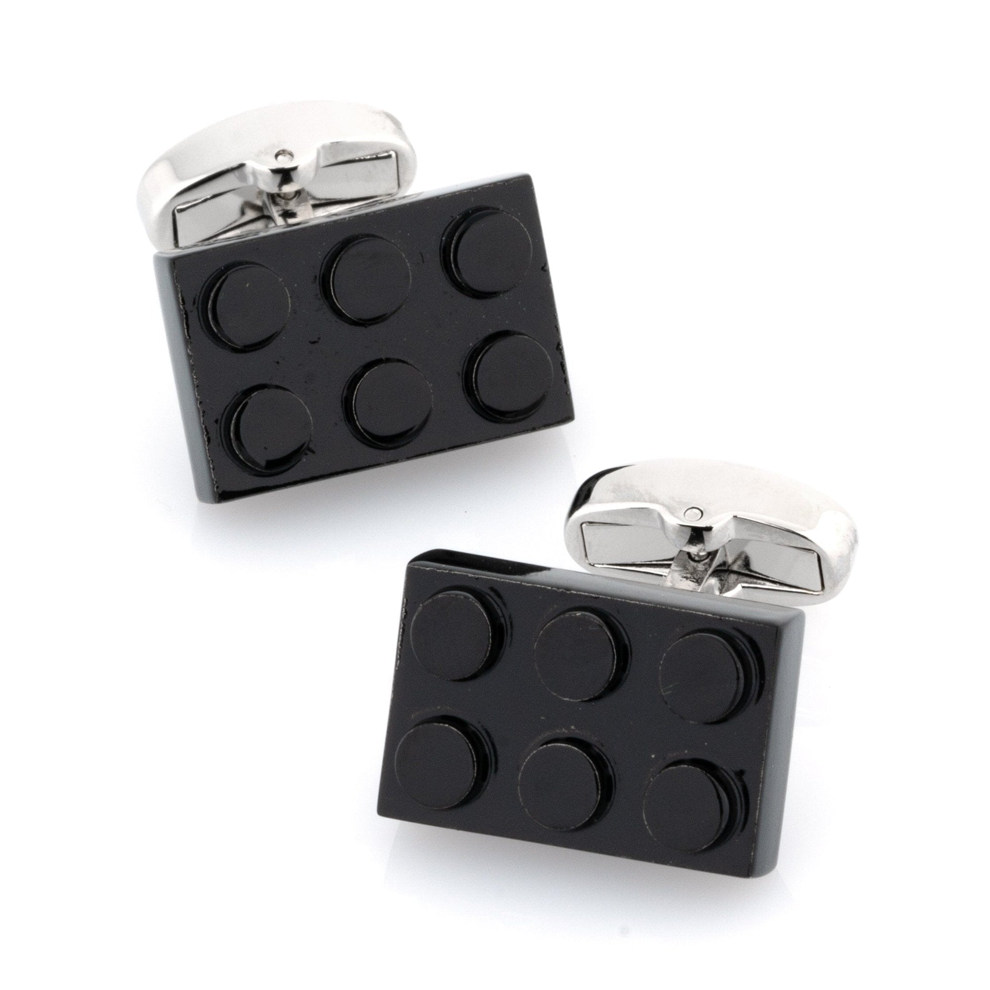 Black Building Block Cufflinks Novelty Cufflinks Clinks Australia Black Building Block Cufflinks 