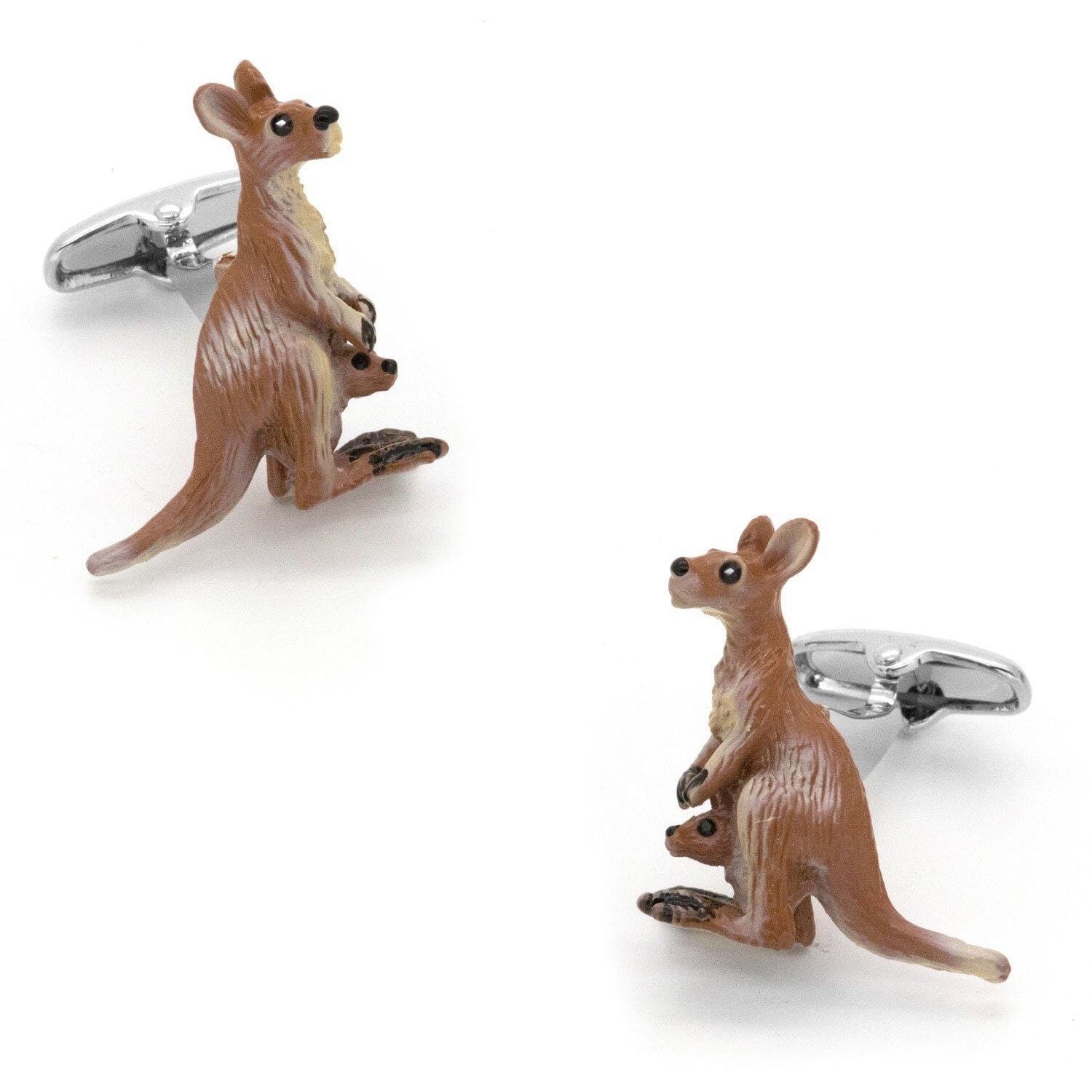 Colour Kangaroo Cufflinks Novelty Cufflinks Clinks Australia Colour Kangaroo Cufflinks 
