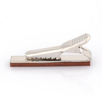Red Wood Small Tie Clip Tie Clips Clinks Australia