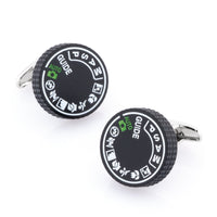 DSLR Camera Dial Cufflinks Novelty Cufflinks Clinks Australia DSLR Camera Dial Cufflinks