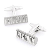 Father of the Groom Raised Lettering Wedding Cufflinks Wedding Cufflinks Clinks Australia Father of the Groom Raised Lettering Cufflinks