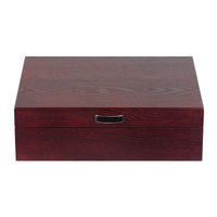 Natural Cherry Wooden Watch Box for 8 Watches Watch Boxes Clinks