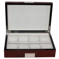 Rosewood Wooden Watch Box for 8 Watches Watch Boxes Clinks