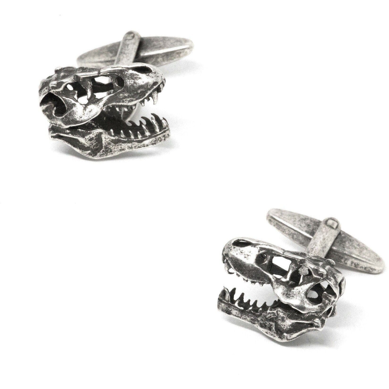 T-Rex Skull Dinosaur Cufflinks Novelty Cufflinks Clinks Australia 