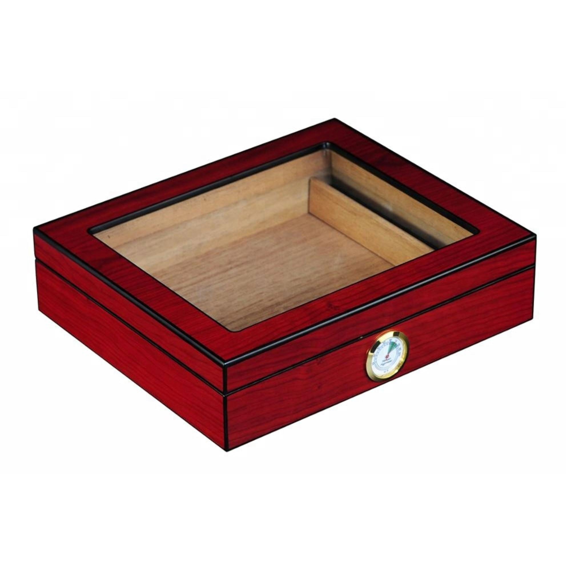 12-20 CT Cherry Cigar Humidor Spanish Cedar Box for Cigars Cigar Boxes Clinks 