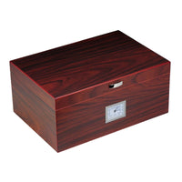 100 CT Walnut Cigar Humidor Wooden Box for Cigars Cigar Boxes Clinks