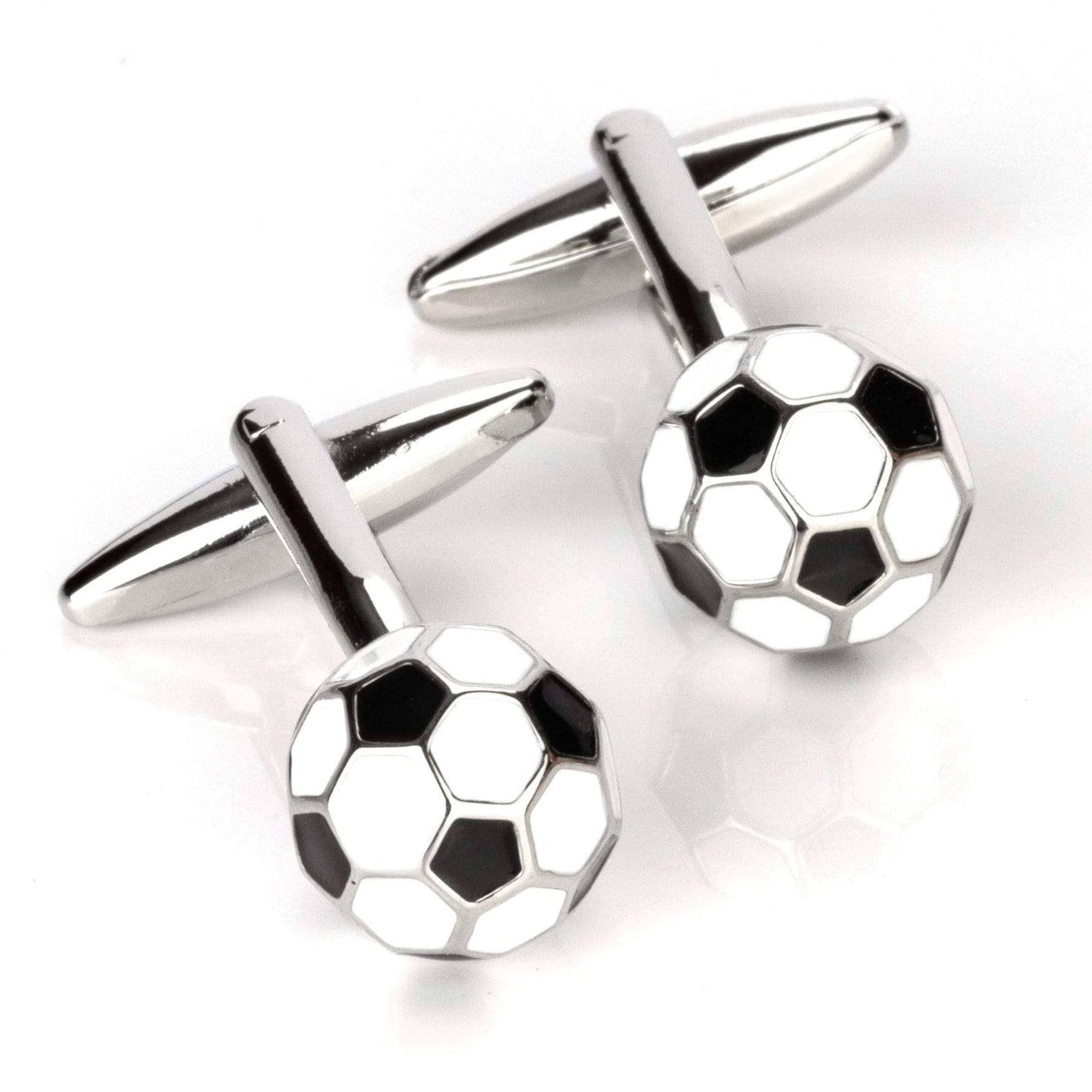 3D Black and White Soccer Ball Football Cufflinks Novelty Cufflinks Clinks Australia 