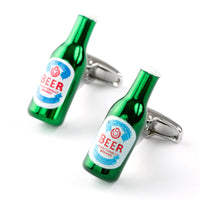 Italian Style Green Beer Bottle Cufflinks Novelty Cufflinks Clinks Australia Italian Style Green Beer Bottle Cufflinks