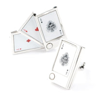 "Flip Out" Playing Cards Cufflinks Novelty Cufflinks Clinks Australia "Flip Out" Playing Cards Cufflinks