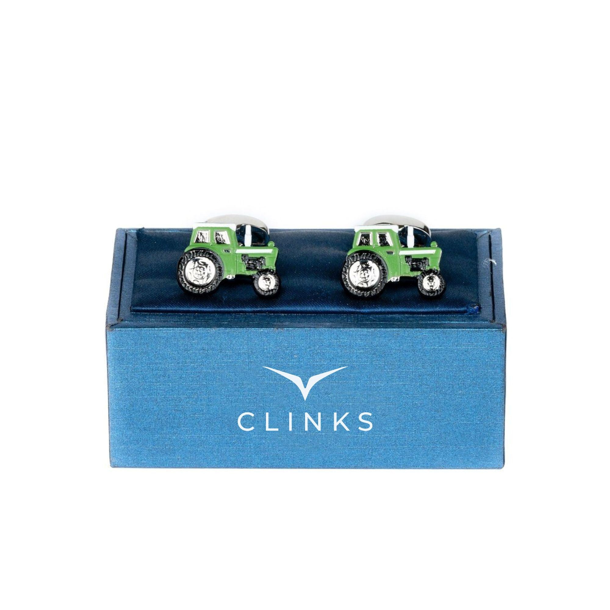 Green Farm Tractor Cufflinks Novelty Cufflinks Clinks Australia 