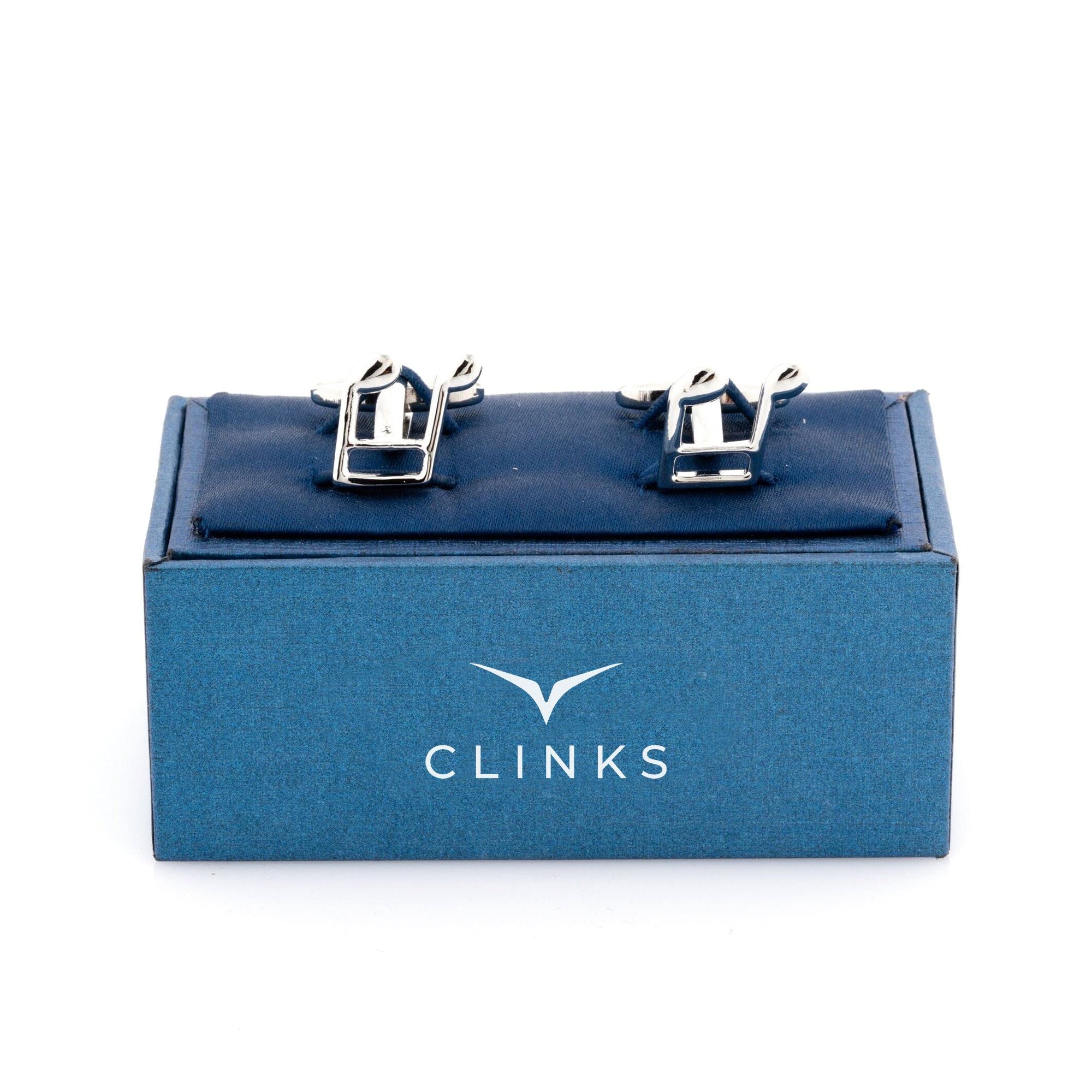 Musical Note Silver Cufflinks Novelty Cufflinks Clinks Australia 