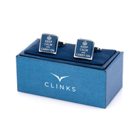 Keep Calm and Carry On Cufflinks Novelty Cufflinks Clinks Australia