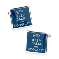 Keep Calm and Google It Novelty Cufflinks Clinks Australia