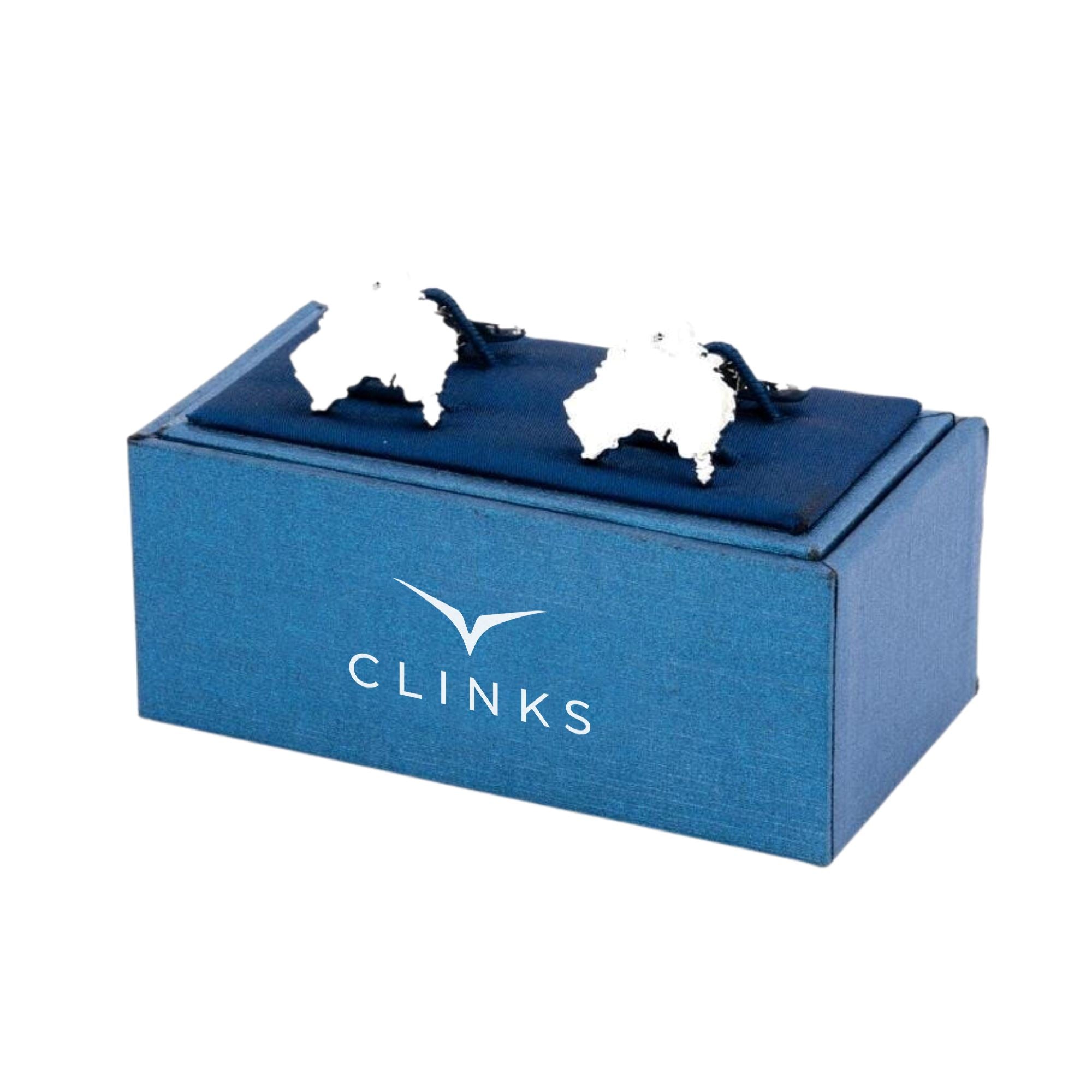 Outline Australian Map Cufflinks Novelty Cufflinks Clinks Australia 
