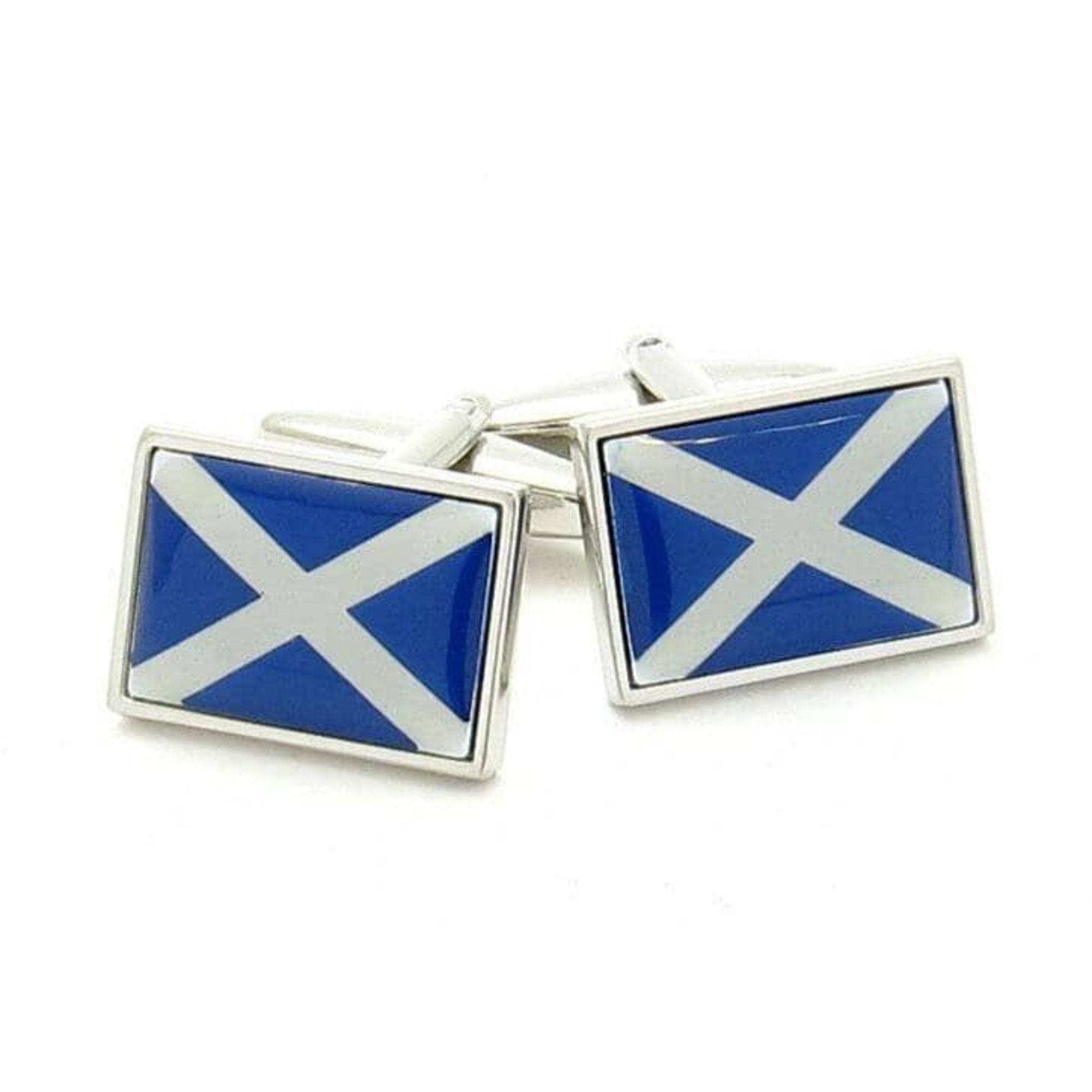 Flag of Scotland Cufflinks Novelty Cufflinks Clinks Australia Flag of Scotland Cufflinks 
