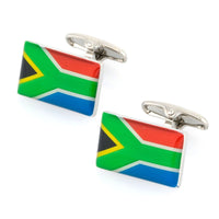 Flag of South Africa - South African Flag Cufflinks Novelty Cufflinks Clinks Australia Flag of South Africa - South African Flag Cufflinks