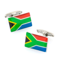 Flag of South Africa - South African Flag Cufflinks Novelty Cufflinks Clinks Australia