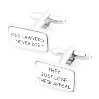 Old Lawyers Never Die Cufflinks Novelty Cufflinks Clinks Australia Old Lawyers Never Die Cufflinks