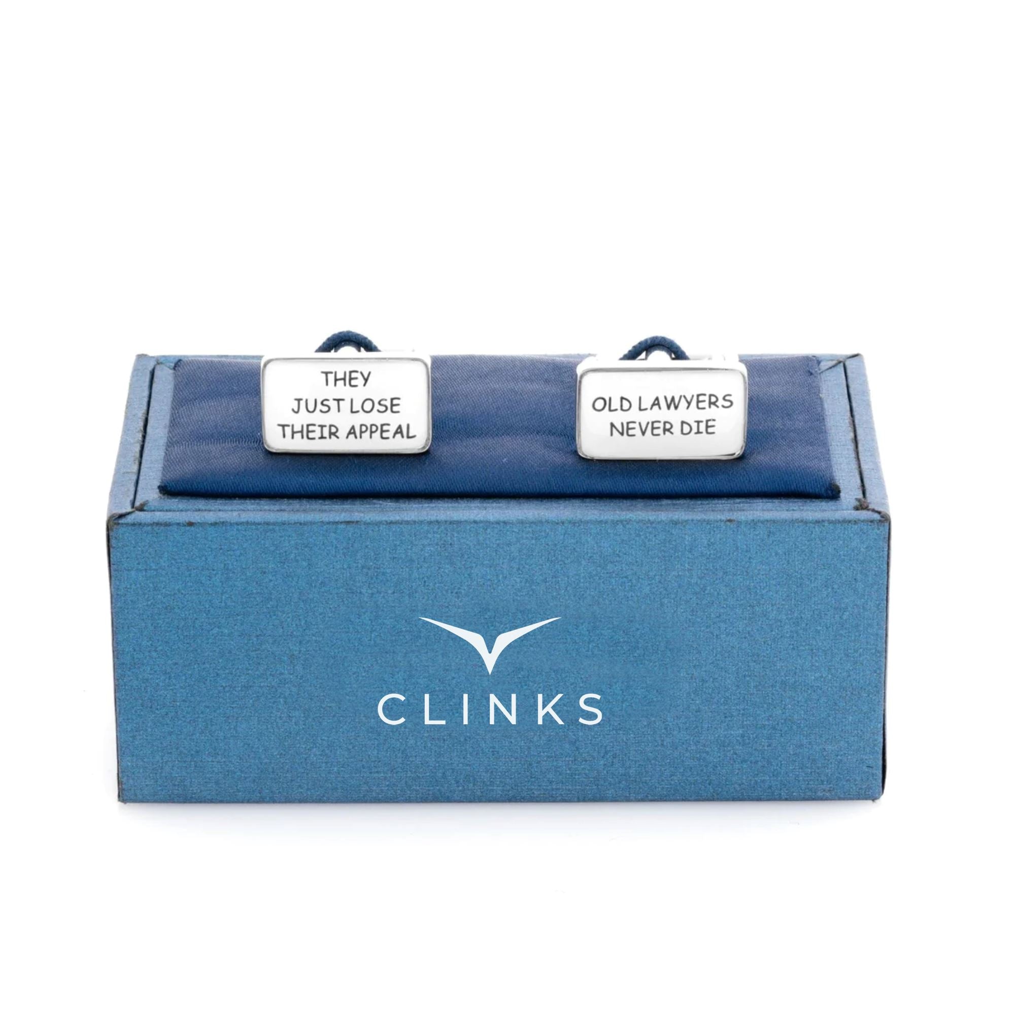Old Lawyers Never Die Cufflinks Novelty Cufflinks Clinks Australia 