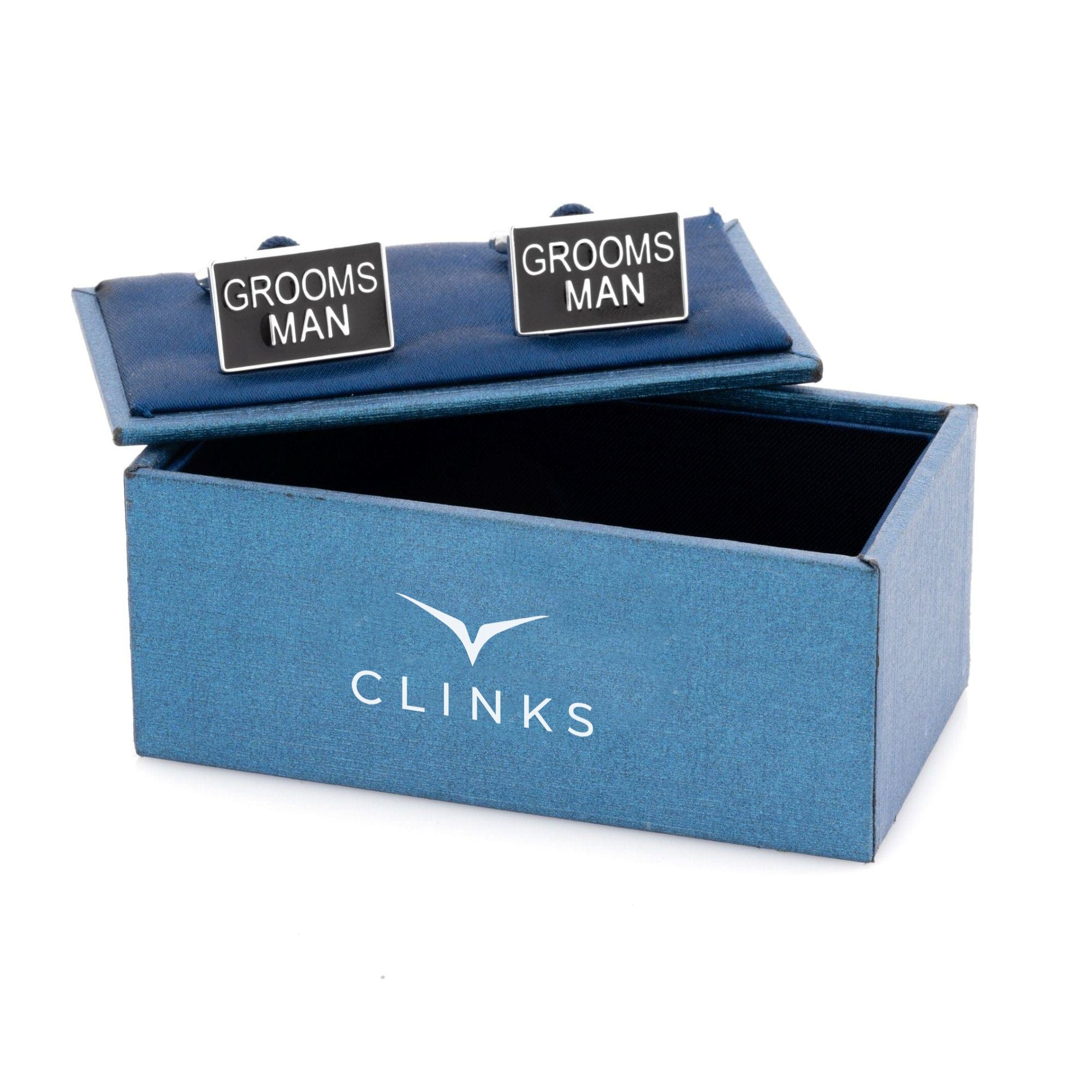 Grooms Man Black and Silver Wedding Cufflinks Wedding Cufflinks Clinks Australia 