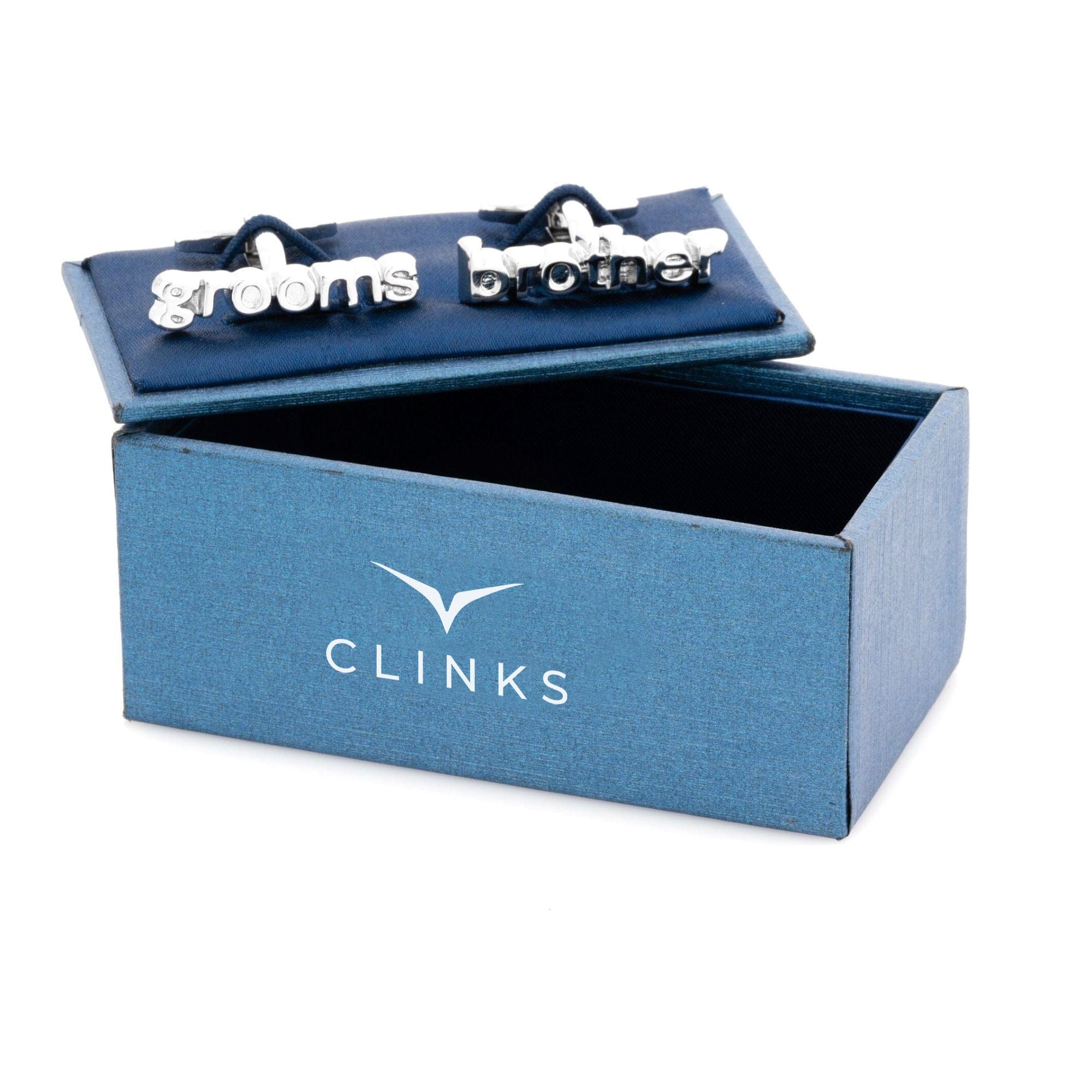 Grooms Brother cut-out style Wedding Cufflinks Wedding Cufflinks Clinks Australia 