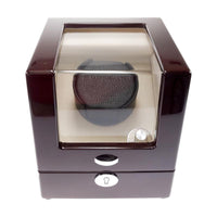 Waratah Watch Winder Box for 1 Watch in Mahogany Watch Winder Boxes Clinks