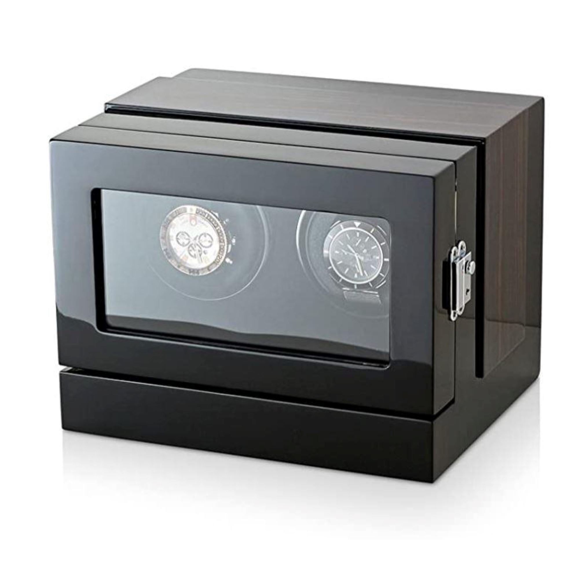 Sydney Watch Winder Box for 2 Watches in Black Watch Winder Boxes Clinks 