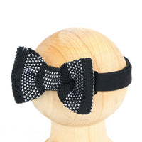 Black/White Stripe Adult Knit Bowtie Bow Ties Clinks Australia Black/White Stripe Adult Knit Bowtie