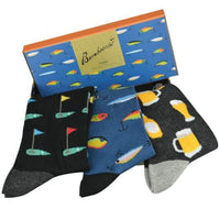 Blokes Life 3 pair Socks Gift Box Socks Clinks