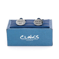 Trust Me, I'm in Sales Cufflinks Novelty Cufflinks Clinks Australia